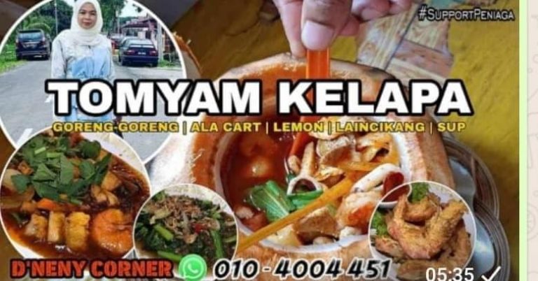 #MenarikDiSabakBernam-D’neny Corner Sup & Tomyam kelapa